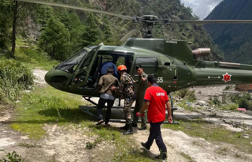 रसुवागढी जलविद्युत आयोजनामा फसेका २३ जना कामदारको उद्धार