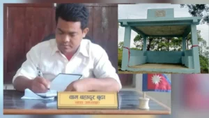 आमाको सम्झनामा वडाध्यक्ष बुढाद्वारा प्रतिक्षालय निर्माण