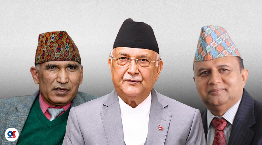 विष्णु र शंकरले एमाले फुटाउनेसक्ने ओलीको विश्लेषण